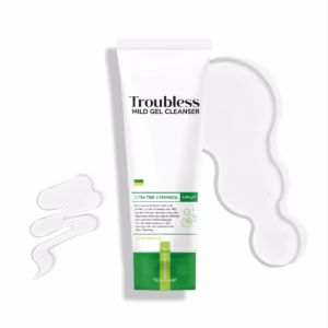 Gel Rửa Mặt Tạo Bọt Troubless Dịu Nhẹ Hỗ Trợ Kiểm Soát Nhờn Mụn, Làm Sạch Sâu 120Ml