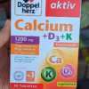Viên Uống Bổ Sung Canxi D3 K2 Nội Địa Đức - Doppelherz - Ảnh 4