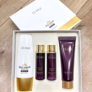 Set Kem Chống Nắng Ohui Day Shield Perfect Sun Black 4 Món - Ohui