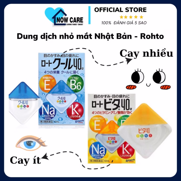 Dung Dịch Nhỏ Mắt Nhật Bản - Rohto
