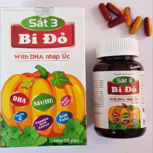 Frize Viên Uống Bổ Sung Sắt (Sắt 3 Bí Đỏ)-Firze