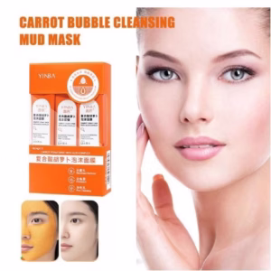 Combo 10 Gói Mặt Nạ Sủi Bọt Cà Rốt Yanfu Loại Bỏ Tế Bào Chết, Thu Nhỏ Lỗ Chân Lông - Gdn