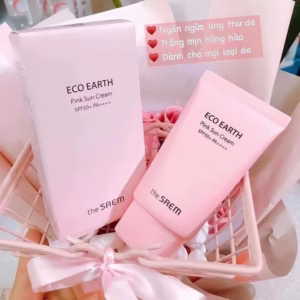 Kem Chống Nắng Giảm Dầu, Nâng Tone Da Sáng Hồng Pink Sun Cream Ex Spf50+/Pa++++ - The Saem Kt1- Gdn