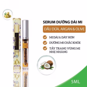 Serum Dưỡng Dài Mi Từ Dầu Nguyên Chất (Dừa, Olive, Argan) 5Ml- Milaganics