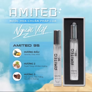 [10Ml] Nước Hoa Amited 95 - Mùi Varenla, Dứa , Khói Khả Năng Lưu Hương 10-11 Tiếng Chuẩn Pháp