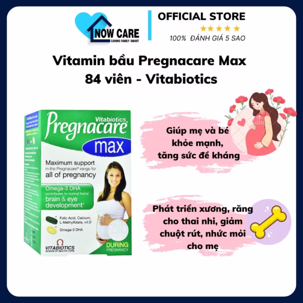 Vitamin Bầu Pregnacare Max 84 Viên - Vitabiotics