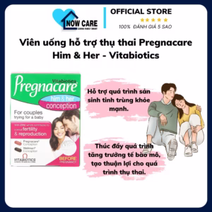 Viên Uống Hỗ Trợ Thụ Thai Pregnacare Him & Her - Vitabiotics
