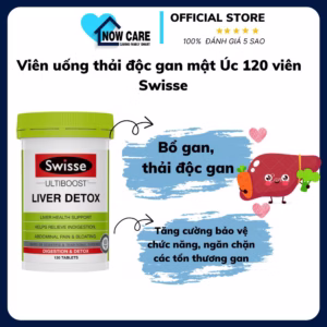 Viên Uống Thải Độc Gan Mật Úc 120 Viên - Swisse