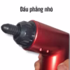 Máy Massage Cầm Tay 4 Đầu 6 Chế Độ Đấm Lưng, Đầu Cổ Vai Gáy Massage Gun 25W - Shop Mẹ Bống - Ảnh 5
