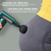 Máy Massage Cầm Tay 4 Đầu 6 Chế Độ Đấm Lưng, Đầu Cổ Vai Gáy Massage Gun 25W - Shop Mẹ Bống - Ảnh 12