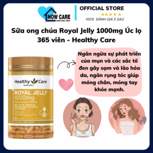 Sữa Ong Chúa Úc Lọ 365 Viên - Healthy Care