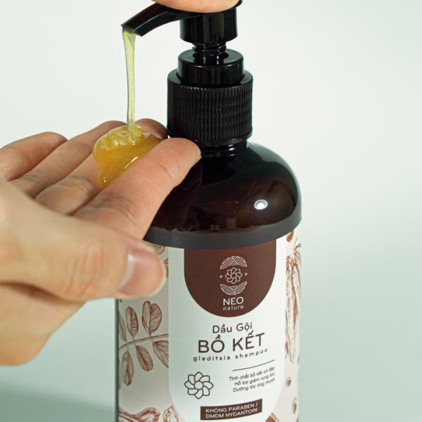 Bộ Đôi (Gội + Xả) Dưỡng Tóc Suôn Mượt Và Giảm Gãy Rụng Tóc Gồm Dầu Gội Bồ Kết (250Ml) & Dầu Xả Hoa Bưởi (250Ml) - Neoneture - Ảnh 3