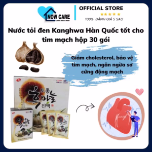 Nước Tỏi Đen Kanghwa Hàn Quốc Tốt Cho Tim Mạch Hộp 30 Gói - Kanghwa