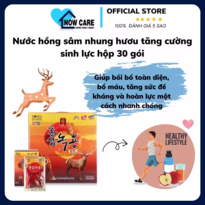 Nước Hồng Sâm Nhung Hươu Tăng Cường Sinh Lực Hộp 30 Gói - Samsung