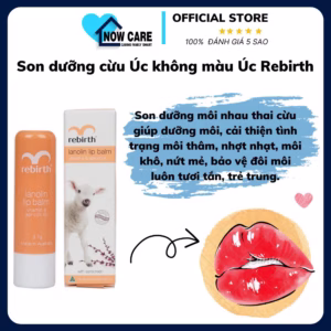 Son Dưỡng Cừu Úc Không Màu Pháp - Rebirth