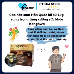 Cao Hắc Sâm Hàn Quốc Hũ Sứ 1Kg Sang Trọng Tăng Cường Sức Khỏe - Kanghwa