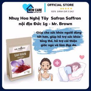 Nhuỵ Hoa Nghệ Tây Safran Saffron Nội Địa Đức 1G - Mr. Brown