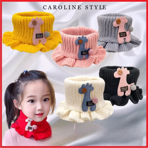 Khăn Len Ống Quàng Cổ Giữ Ấm Cho Bé 2-12 Tuổi Ctb421 - Bechip