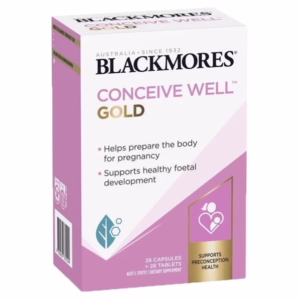 Viên Uống Tăng Khả Năng Thụ Thai, Bổ Trứng Cho Nữ Giới Conceive Well Gold Blackmores Úc 56 Viên - Blackmores