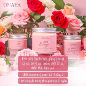 Kem Body Bông Onaya 250G Dưỡng Trắng Mịn - Su