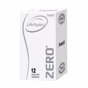 [Hộp] Bao Cao Su Zero Super Thin Siêu Mỏng Cao Cấp - Lifestyles - 12 Bao/Hộp