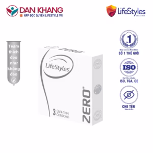 Bao Cao Su Zero Super Thin Siêu Mỏng Cao Cấp (3 Bao/Hộp) - Lifestyles