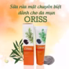 Sữa Rửa Mặt Ngừa Mụn Se Khít Lỗ Chân Lông Oriss 100G - Ảnh 2