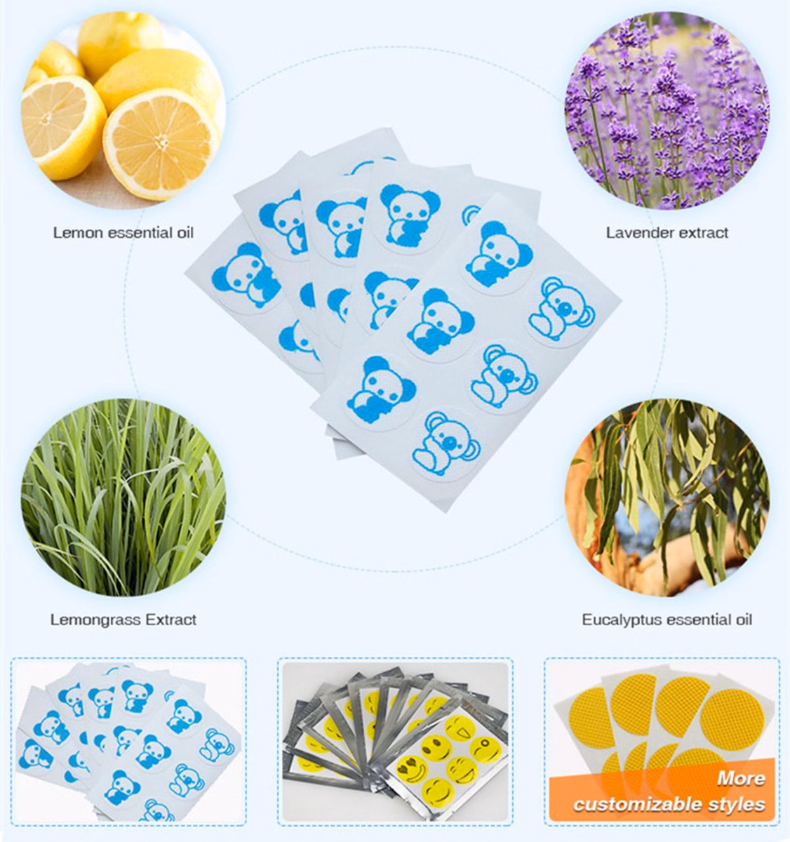 Combo 3 Miếng Dán Đuổi Muỗi - Mosquito Repellent Patch - Kong Di - Ảnh 6