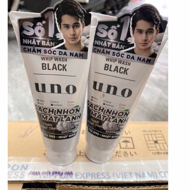 Sữa Rửa Mặt Uno Nhật Bản Tạo Bọt Sạch Nhờn 130G - Gdn - Ảnh 3