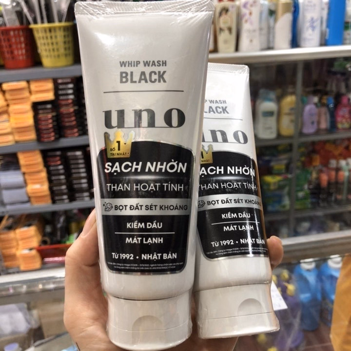 Sữa Rửa Mặt Uno Nhật Bản Tạo Bọt Sạch Nhờn 130G - Gdn