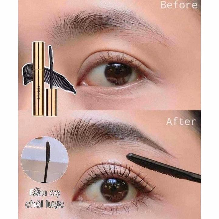 Mascara Nongchat Browit Thái Lan Làm Dài, Dày Và Cong Mi Chuyên Dụng Cho Makeup, Chuốt Mi Chống Thấm Nước - Chốt Đi Store - Ảnh 5