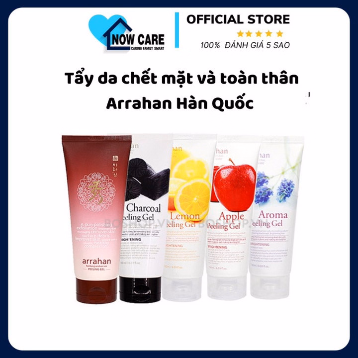 Gel Tẩy Tế Bào Chết Không Bào Mòn Da Hàn Quốc - Arrahan