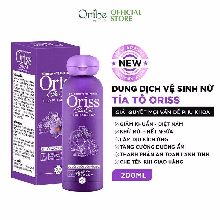 Dung Dịch Vệ Sinh Tía Tô Oriss 200Ml Giúp Làm Sạch - Kháng Viêm - Ngăn Mùi Hôi Và Nấm Ngứa - Ảnh 8