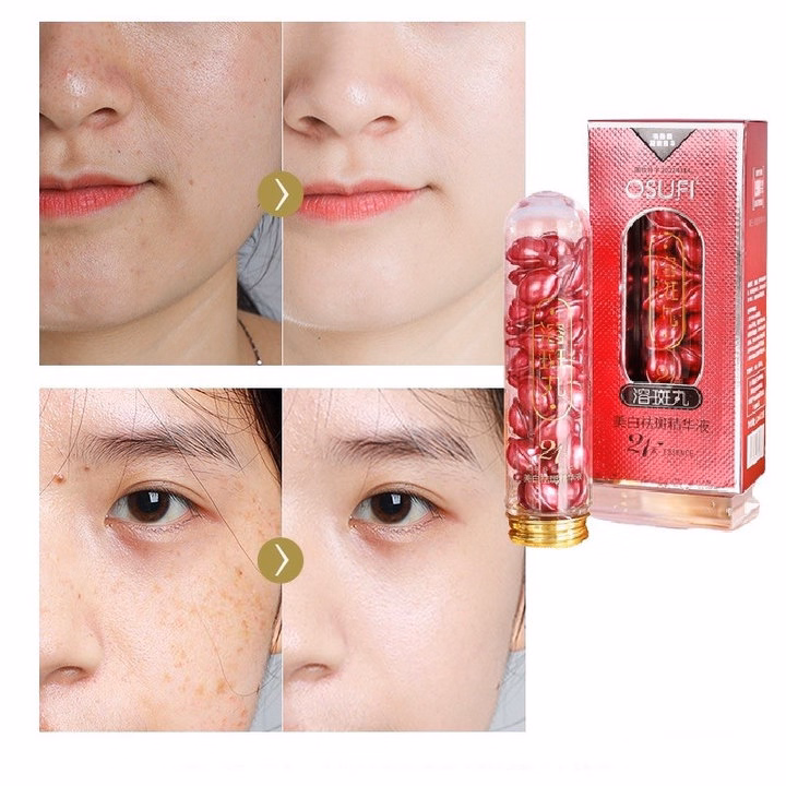 Hộp 21 Viên Tinh Chất Serum Osufi Cô Đặc Giúp Da Căng Bóng, Trắng Sáng, Đều Màu, Mờ Đốm Nâu - Gdn - Ảnh 2
