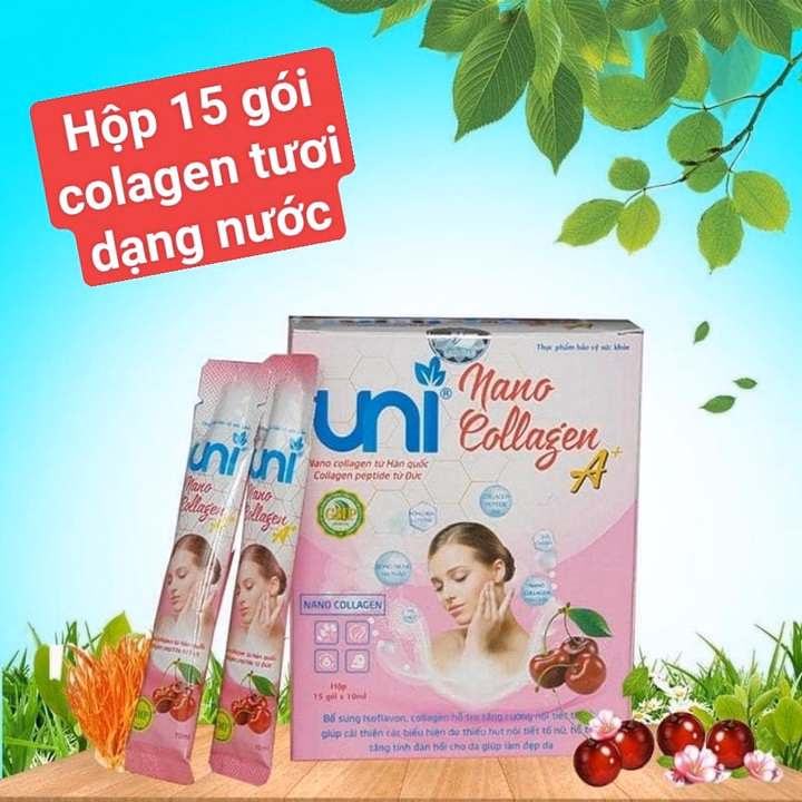 Collagen Nội Tiết Tố Uni Nano Colagen A|+ - Uni Pharma