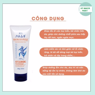 Gel Tẩy Trang Nóng Hot Cleaning 200G-Hatomugi - Ảnh 3