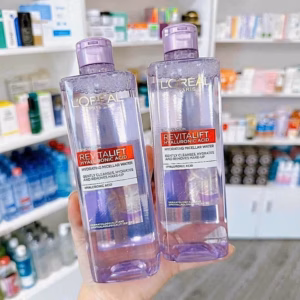 Nước Tẩy Trang L'Oreal Revita Lift Hyaluronic Acid Màu Tím 400Ml - Gdn