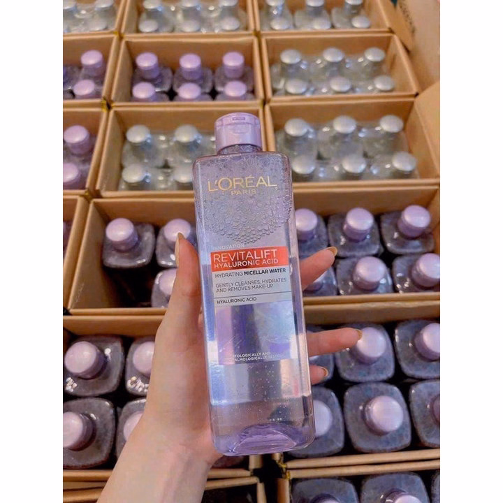 Nước Tẩy Trang L'Oreal Revita Lift Hyaluronic Acid Màu Tím 400Ml - Gdn - Ảnh 4