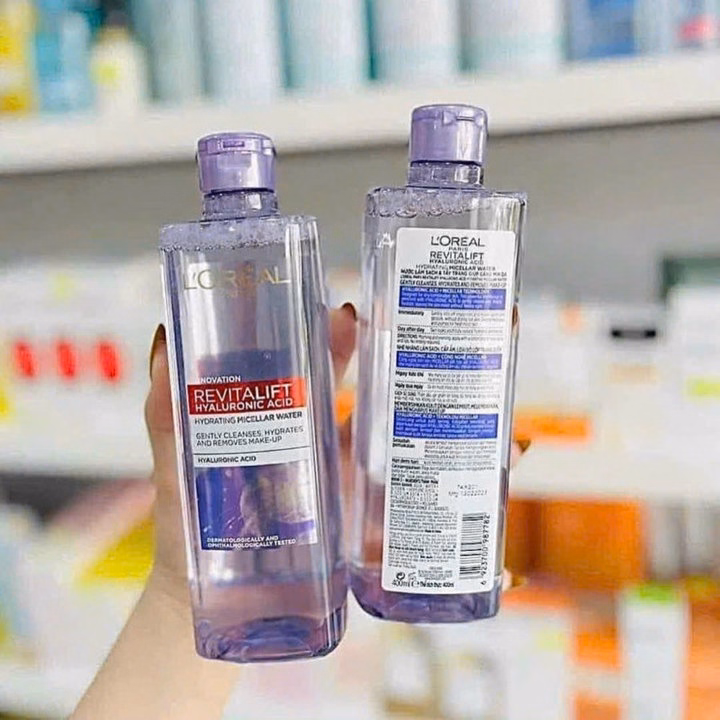 Nước Tẩy Trang L'Oreal Revita Lift Hyaluronic Acid Màu Tím 400Ml - Gdn - Ảnh 5