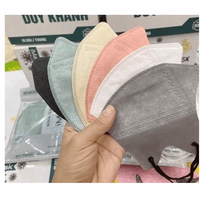 Combo 200 Cái Khẩu Trang 5D Duy Khánh Kháng Khuẩn Chọn Màu Túi Zip Ctb567- Bechip - Ảnh 7