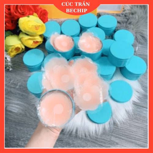 Hộp 10 Miếng Dán Nhũ Hoa Silicon Sử Dụng Nhiều Lần Ctb29 - Bechip