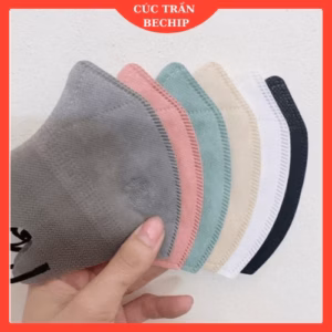 Combo 200 Cái Khẩu Trang 5D Duy Khánh Kháng Khuẩn Chọn Màu Túi Zip Ctb567- Bechip