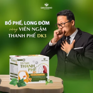 Viên Ngậm Thanh Phế Dk3 Hộp 10 Viên X 4 Vỉ- Dân Khang