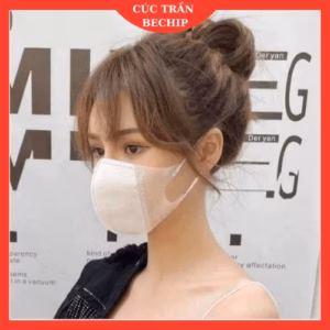 Combo 100 Cái Khẩu Y Tế 5D Màu Trắng Túi Zip Duy Khánh Ctb215 - Bechip