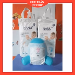 Túi 50 Miếng Bỉm Nanu Baby Cao Cấp Cho Bé Ctb211 - Bechip