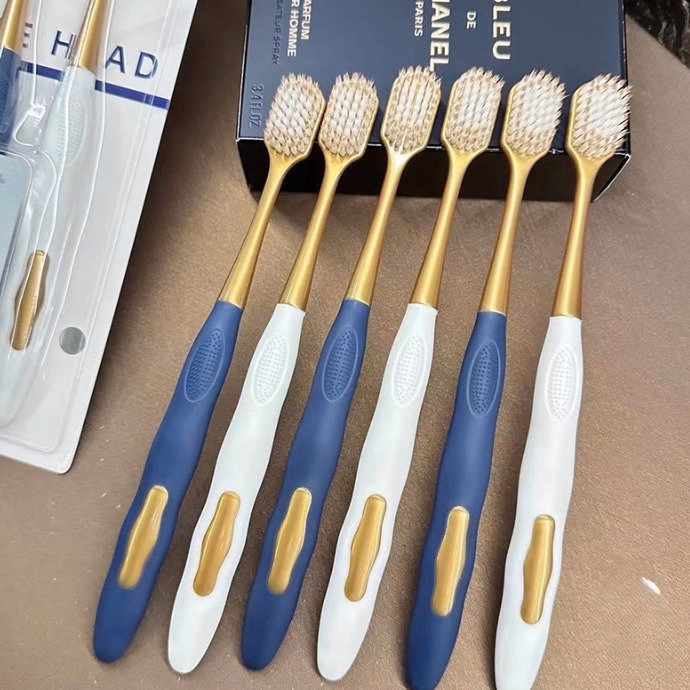 Combo 6 Bàn Chải Đánh Răng Nội Địa Trung Chocoikes Lông Siêu Mềm - Su