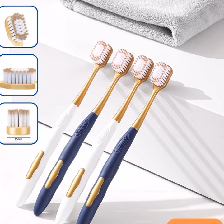 Combo 6 Bàn Chải Đánh Răng Nội Địa Trung Chocoikes Lông Siêu Mềm - Su - Ảnh 3