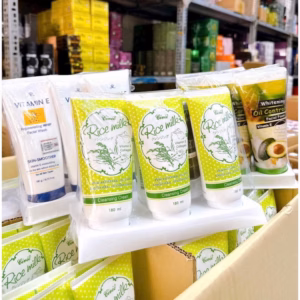 Sữa Rửa Mặt Civic Aron Gạo Bơ Vitamin E Giúp Da Trắng Sáng Ngừa Mụn 180Ml Thái Lan -Gdn