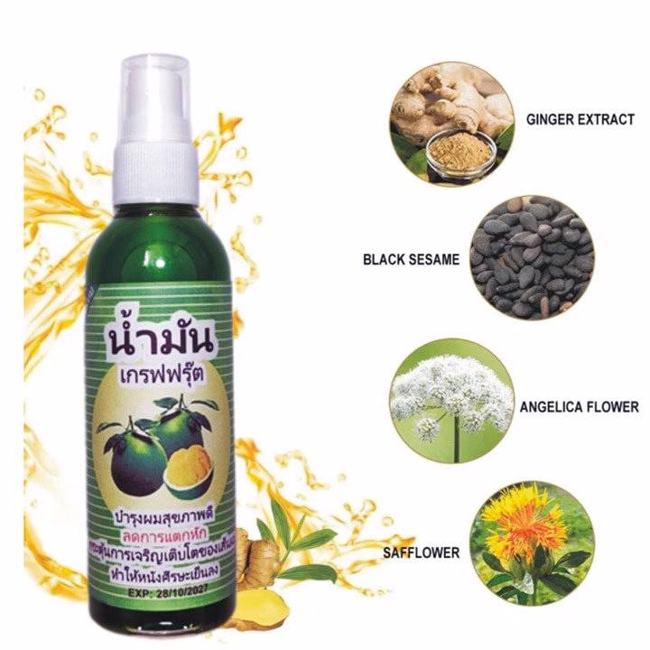 Xịt Mọc Tóc Bưởi Anh Thái Lan Kích Thích Mọc Tóc, Ngăn Ngừa Tóc Gãy Rụng Hiệu Quả 80Ml - Gdn - Ảnh 2