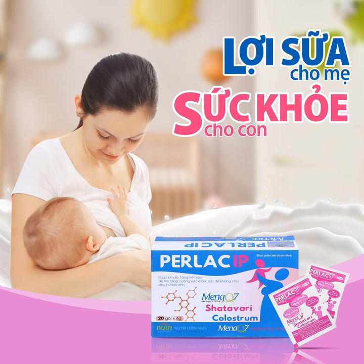 Cốm Lợi Sữa Giúp Tăng Tiết Sữa Mẹ, Thông Tắc Sữa Perlac Ip - Ảnh 6